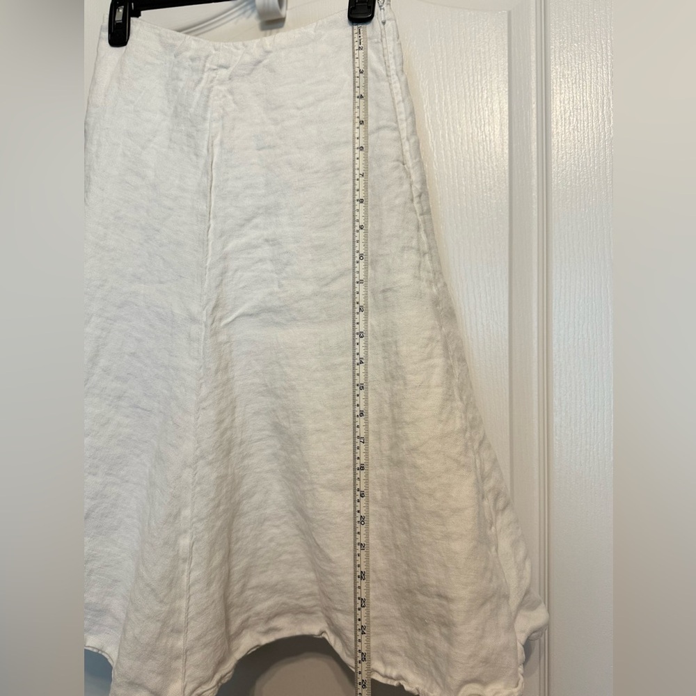 Banana Republic White A-Line Skirt - Picture 4 of 6
